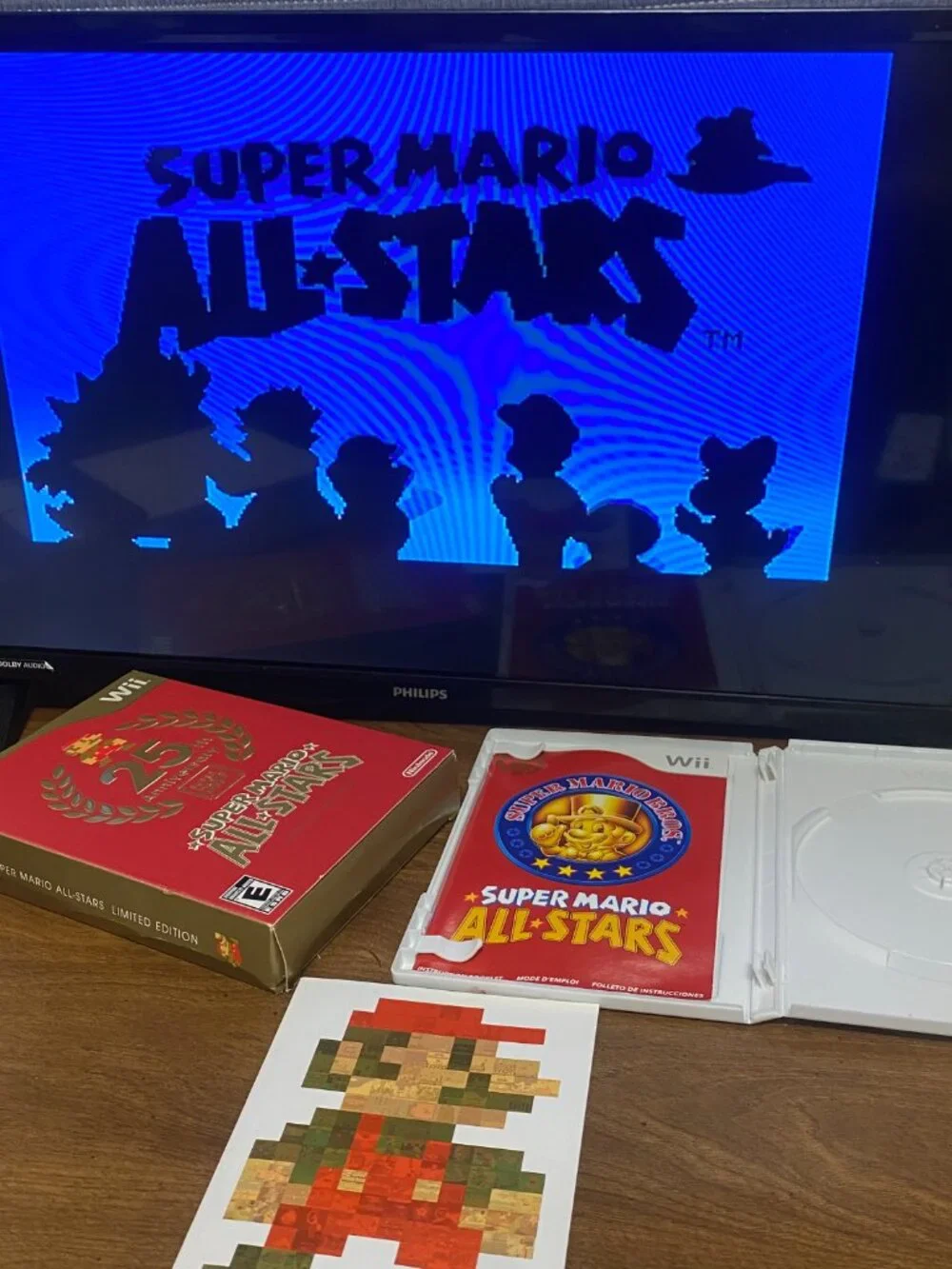 Wii Super Mario All Stars 25th Anniversary Limited Edition Box Set Video Game